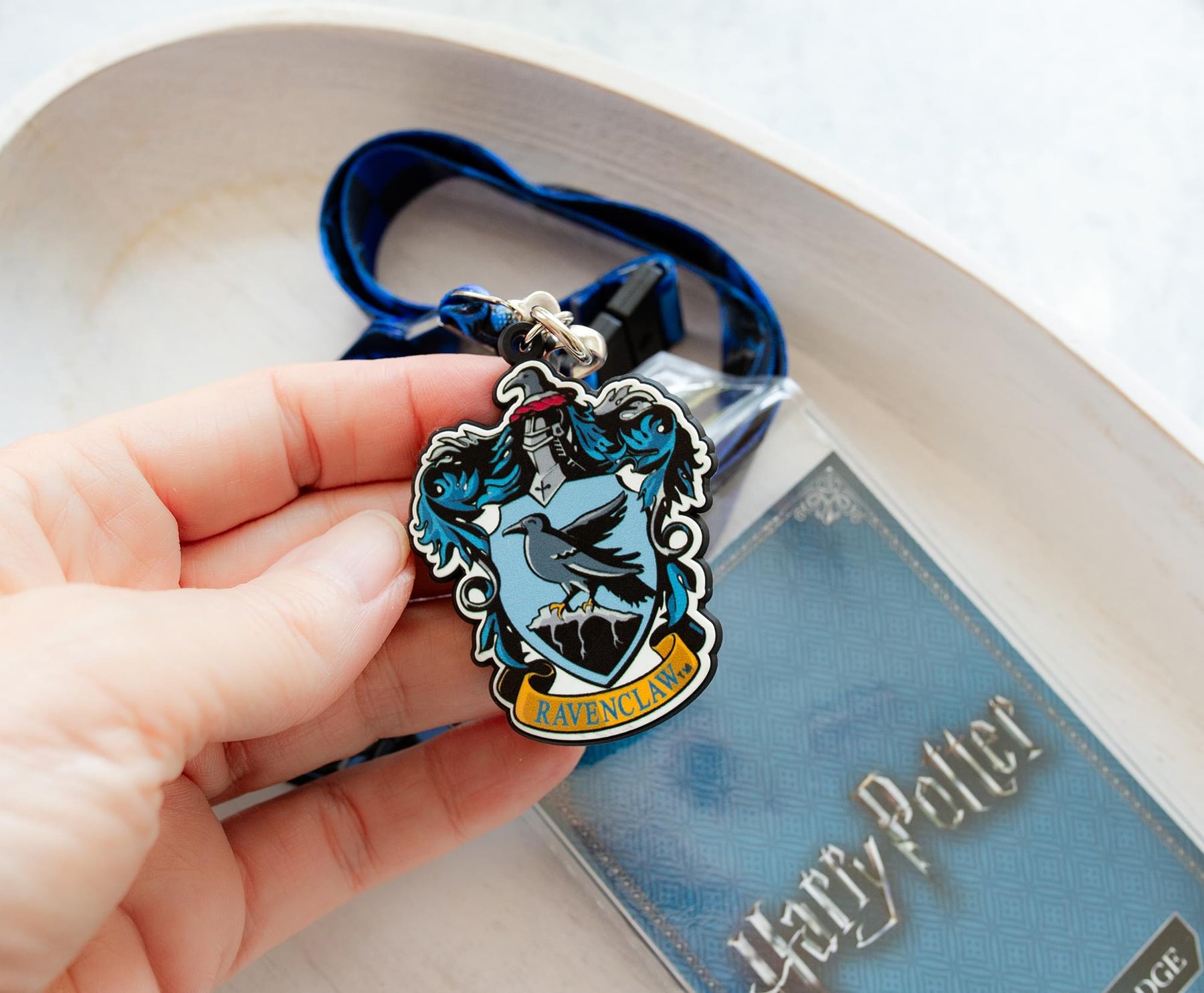 Harry Potter Ravenclaw 22-Inch Lanyard With ID Badge Holder and Crest Charm