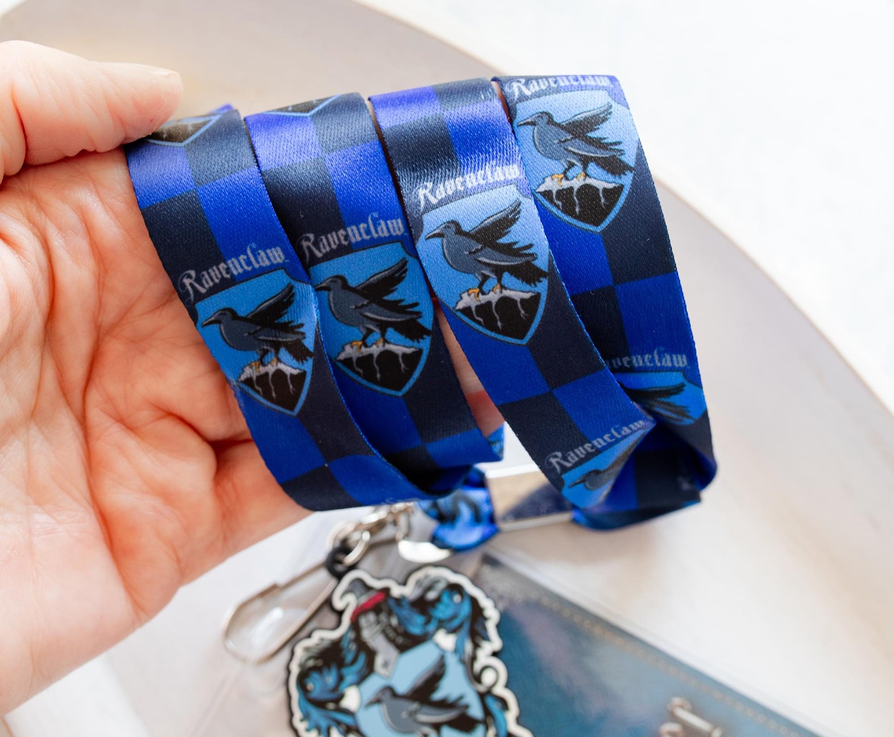 Harry Potter Ravenclaw 22-Inch Lanyard With ID Badge Holder and Crest Charm