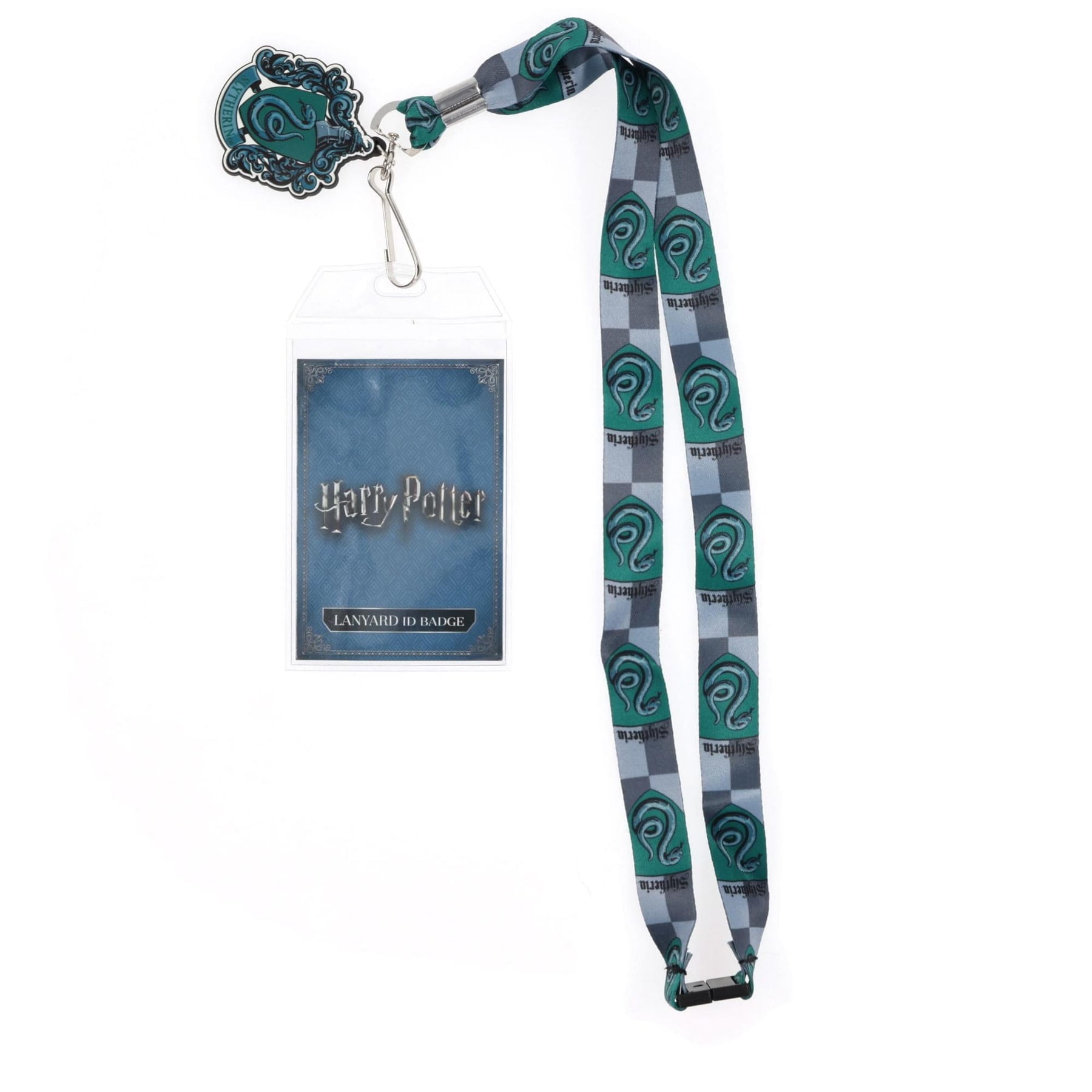 Harry Potter Slytherin 22-Inch Lanyard With ID Badge Holder and Crest Charm