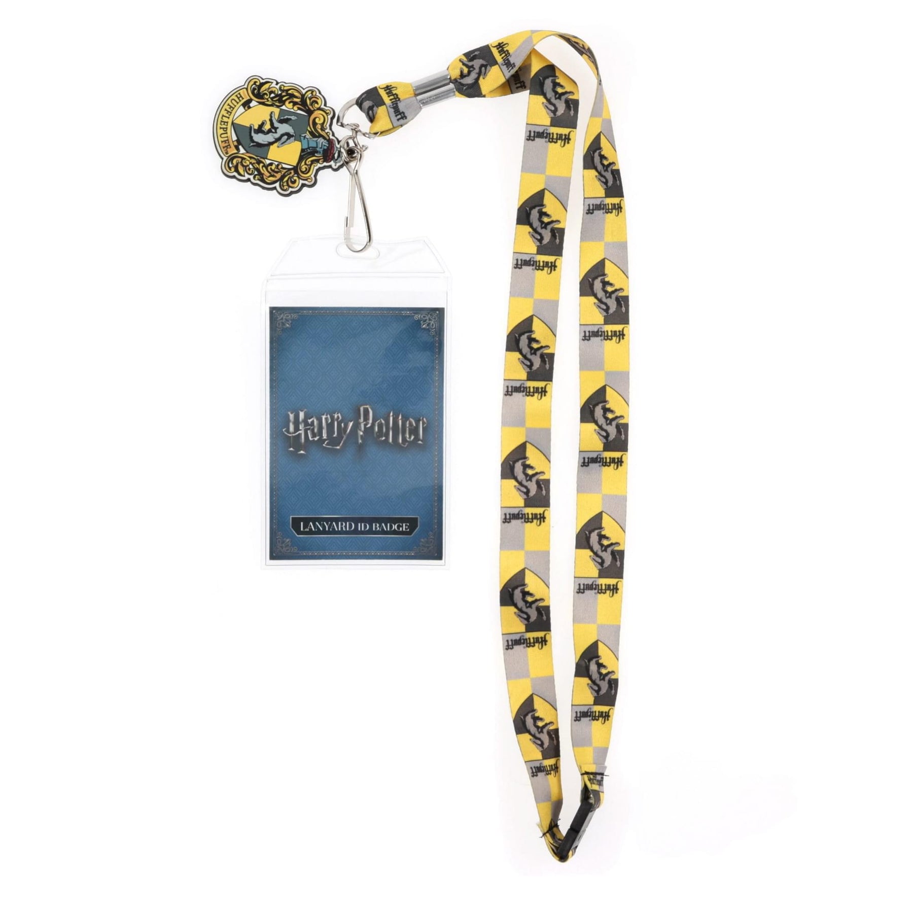 Harry Potter Hufflepuff 22-Inch Lanyard With ID Badge Holder And Logo Charm