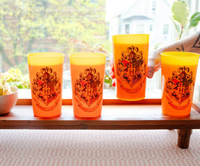 Harry Potter Hogwarts 20-Ounce Plastic Color-Changing Cups | Set of 4