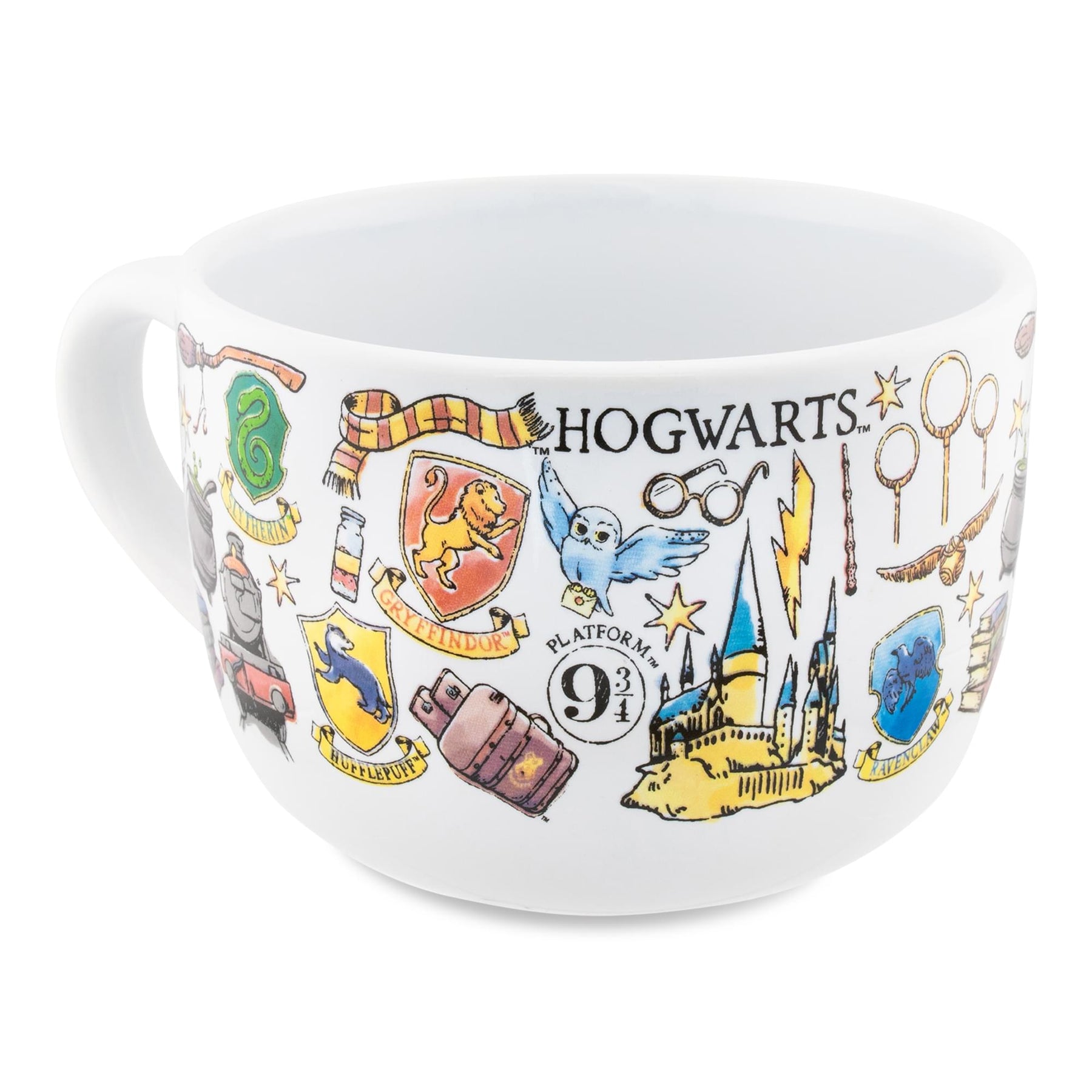 Harry Potter Hogwarts Destination Soup Mug With Vented Lid | Holds 24 Ounces