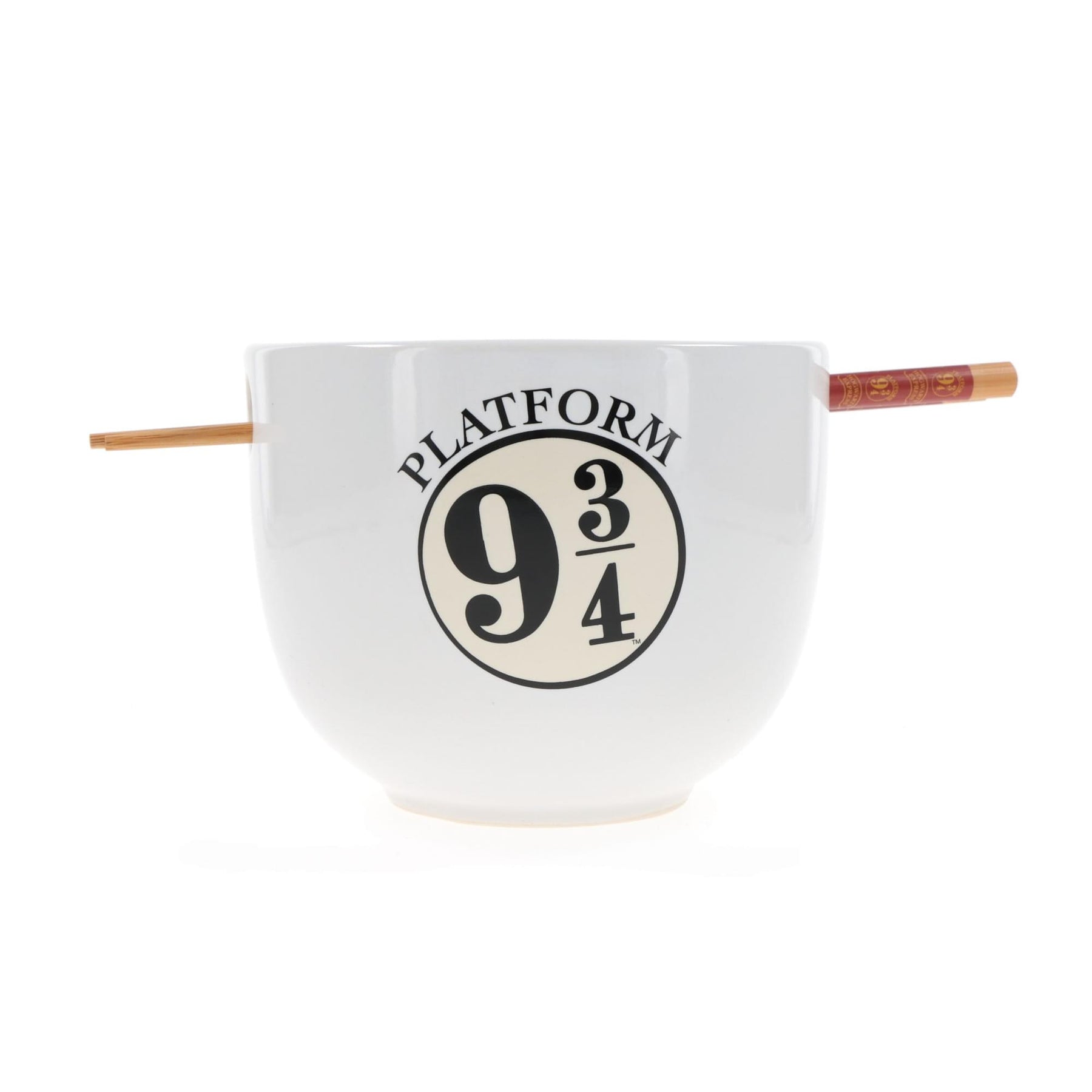 Harry Potter "Hogwarts Railways" 20-Ounce Ceramic Ramen Bowl and Chopstick Set