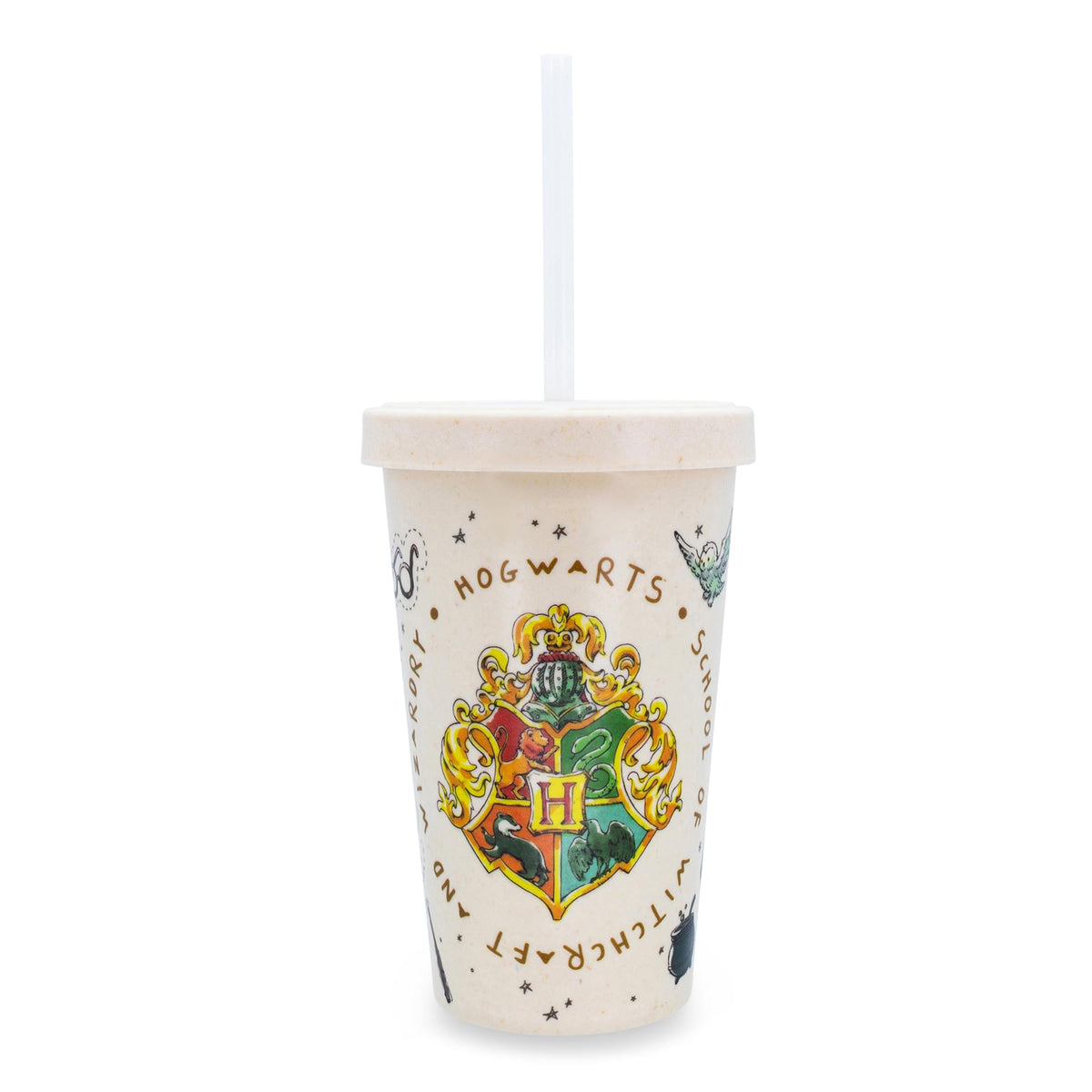 Harry Potter Tumbler With Straw 22 fl oz / 650 ml Plastic Cup Hermione Dobby