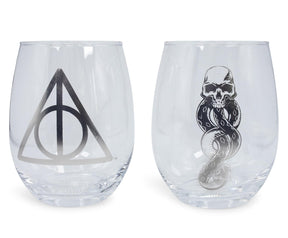 Harry Potter Icons 20-Ounce Stemless Glasses | Set of 2