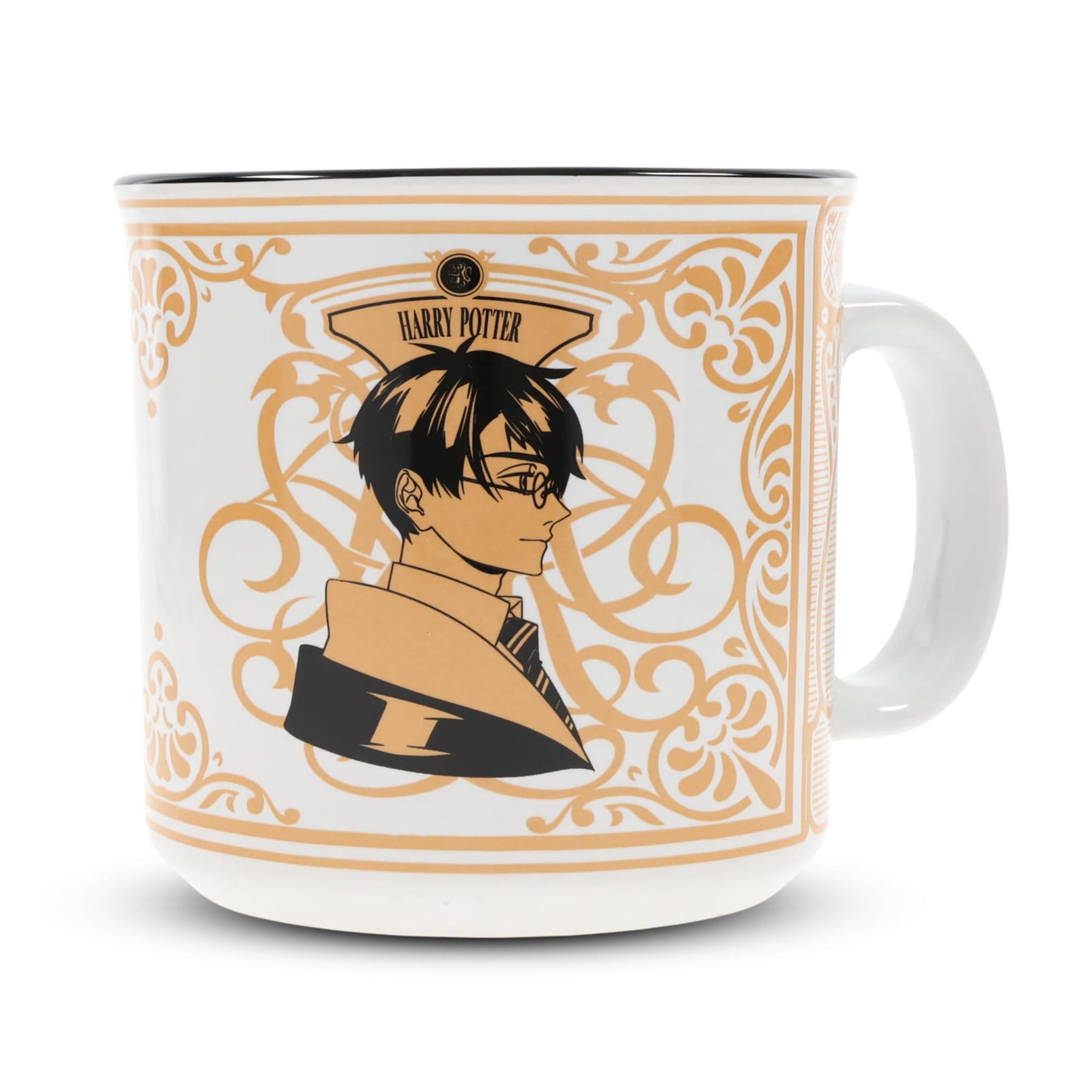 Harry Potter Vs. Draco Malfoy Anime-Style Ceramic Camper Mug | Holds 20 Ounces