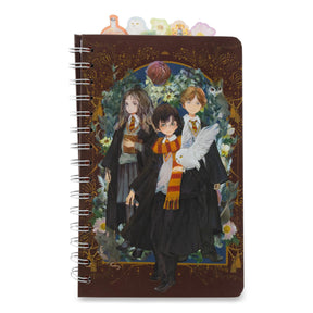 Harry Potter Anime Hogwarts 75-Page Spiral Notebook | 8 x 5 Inches