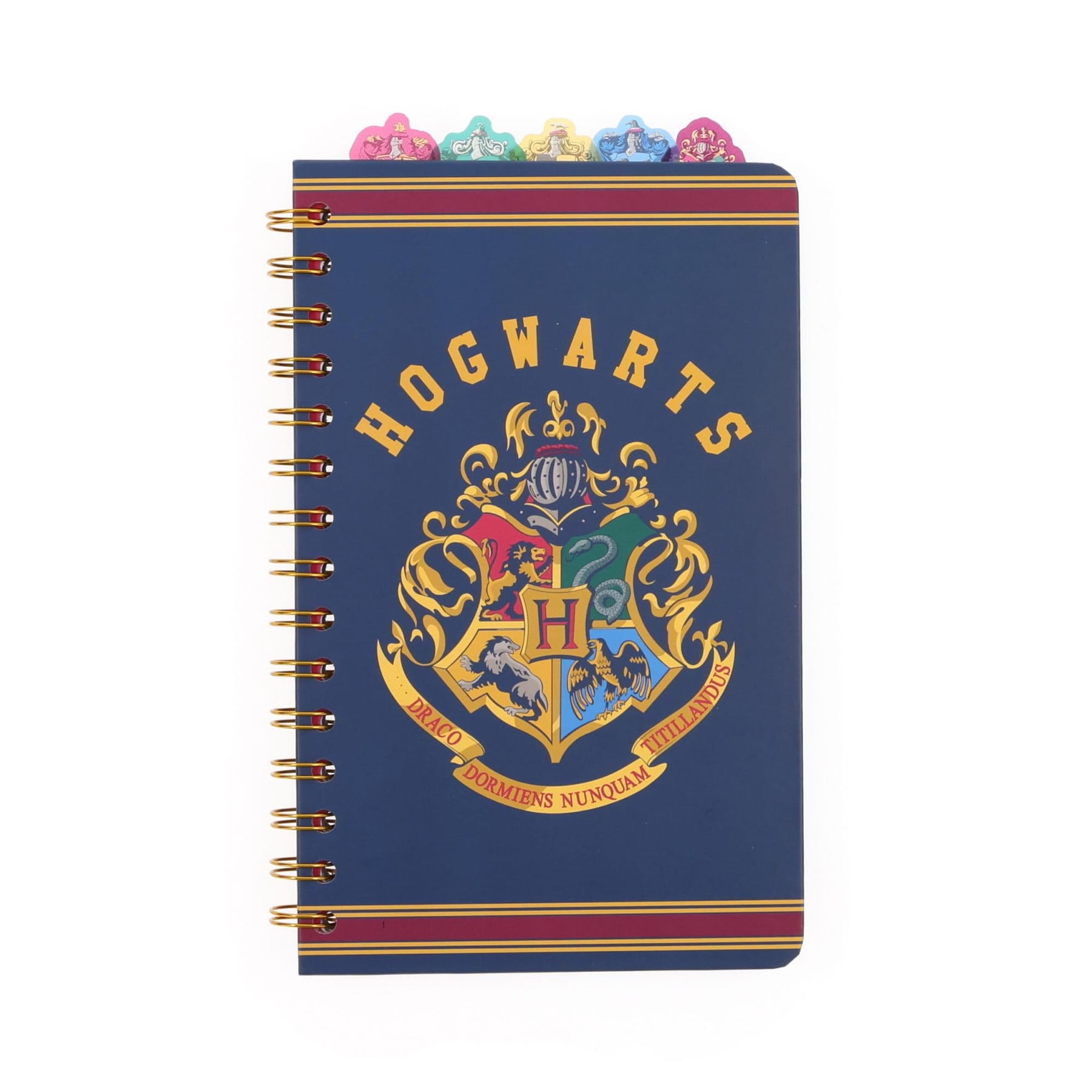 Harry Potter Hogwarts 5-Tab Spiral Notebook With 75 Sheets