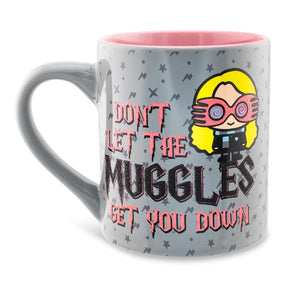 Harry Potter Luna Lovegood Muggle Glitter Ceramic Mug | Holds 14 Ounces