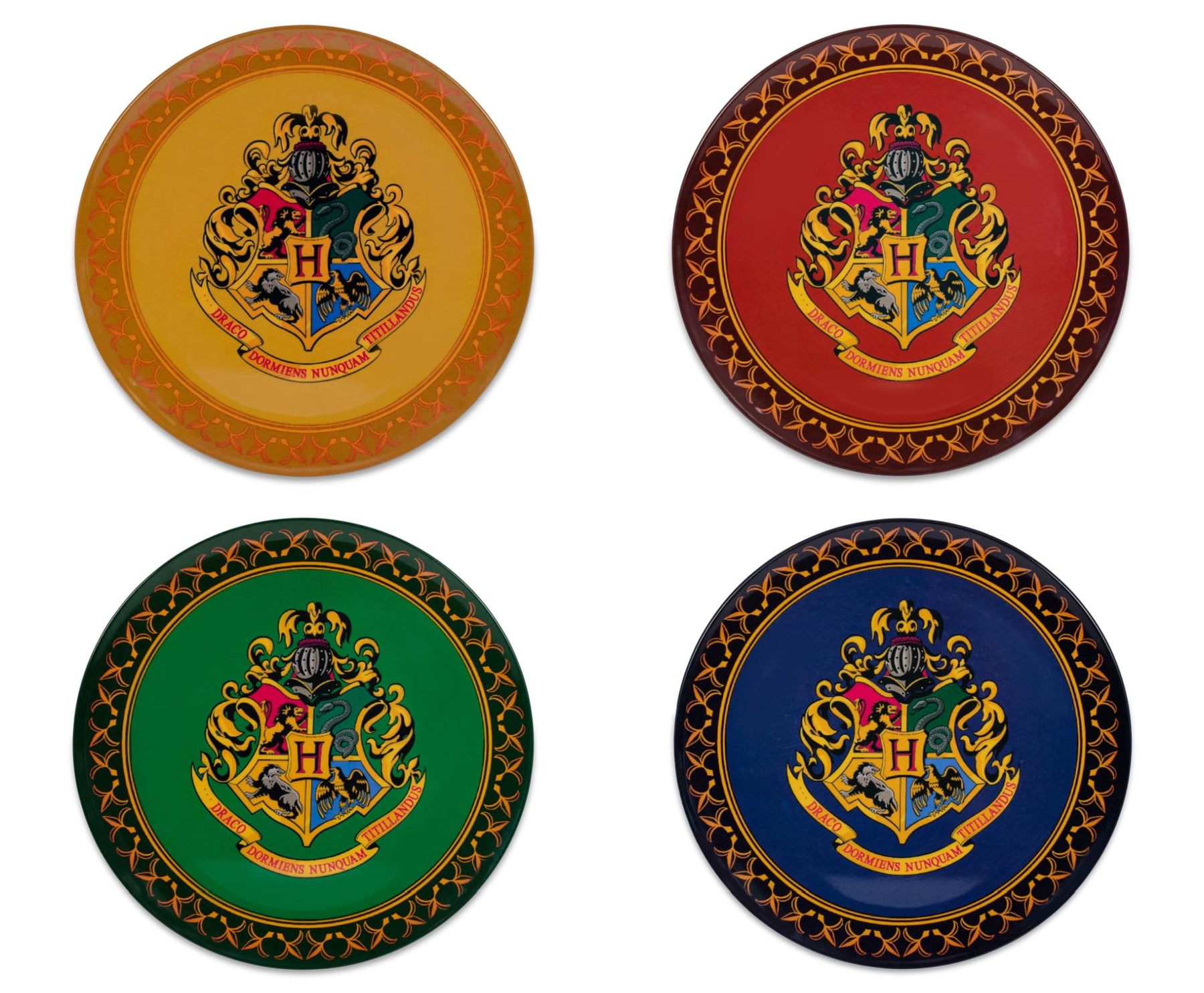 Harry Potter House Crests Melamine Dinner Plates | Set of 4