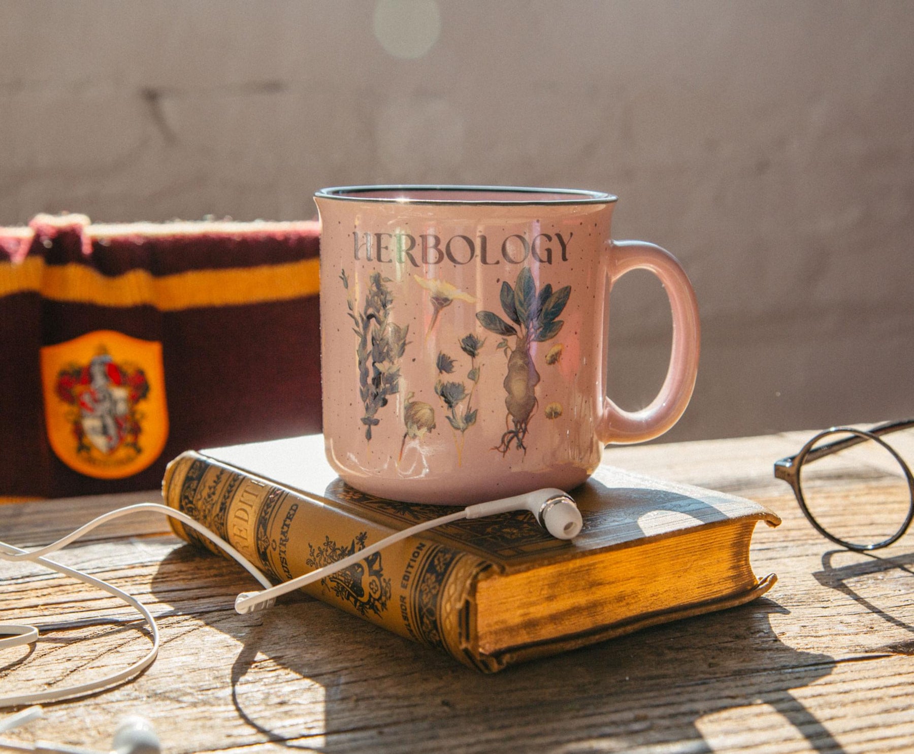 Harry Potter Herbology Ceramic Camper Mug | Holds 20 Ounces