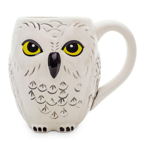 Harry Potter Hedwig Owl 3D Sculpted Ceramic Mug | Holds 20 Ounces