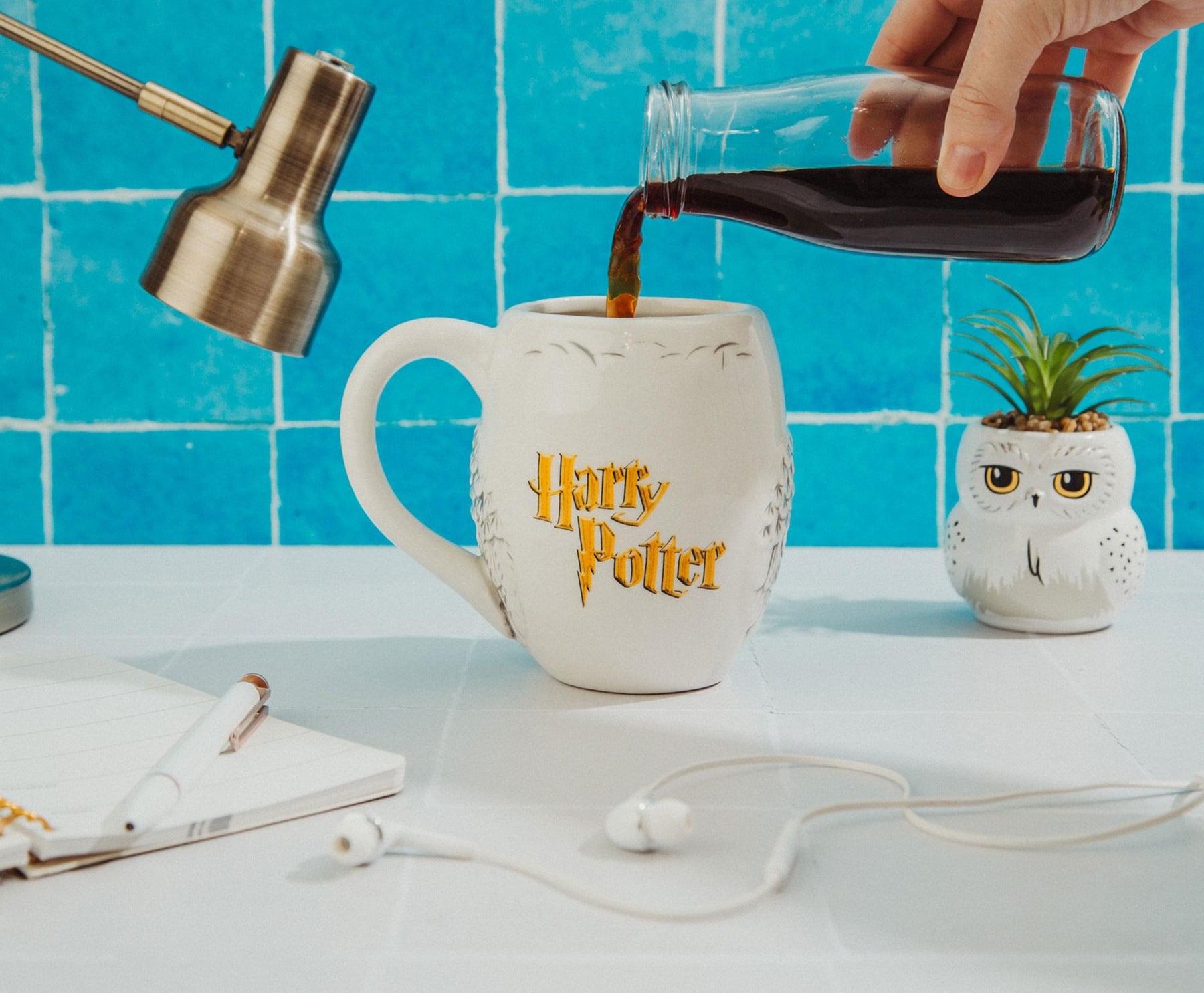 Harry Potter Hedwig Owl 3D Sculpted Ceramic Mug | Holds 20 Ounces