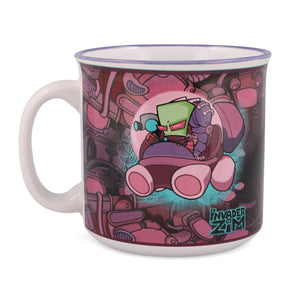 Invader Zim Voot Cruiser Ceramic Camper Mug | Holds 20 Ounces