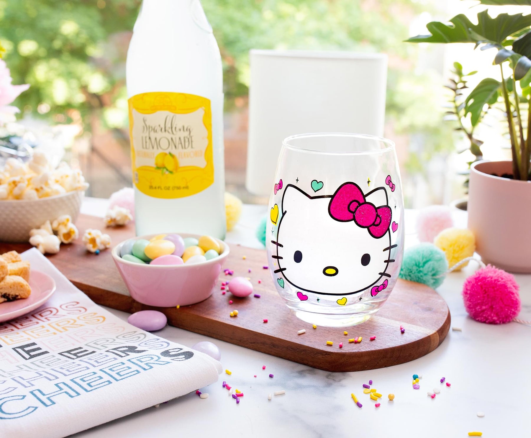 Hello Kitty Glitter Valentine Seasonal Decor