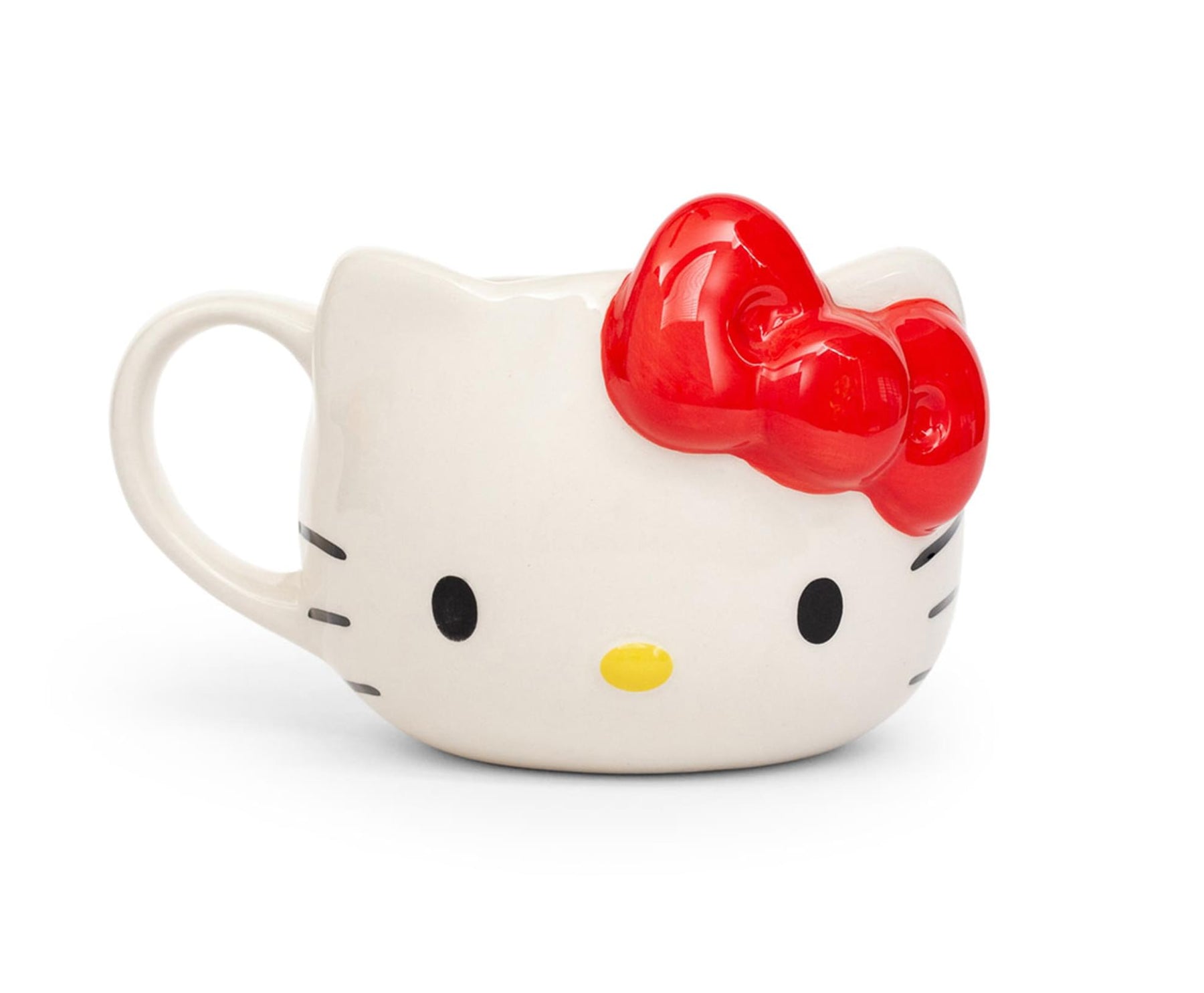 Hello Kitty Red Bow Ceramic 3D Molded Mug | Holds 22 Ounces