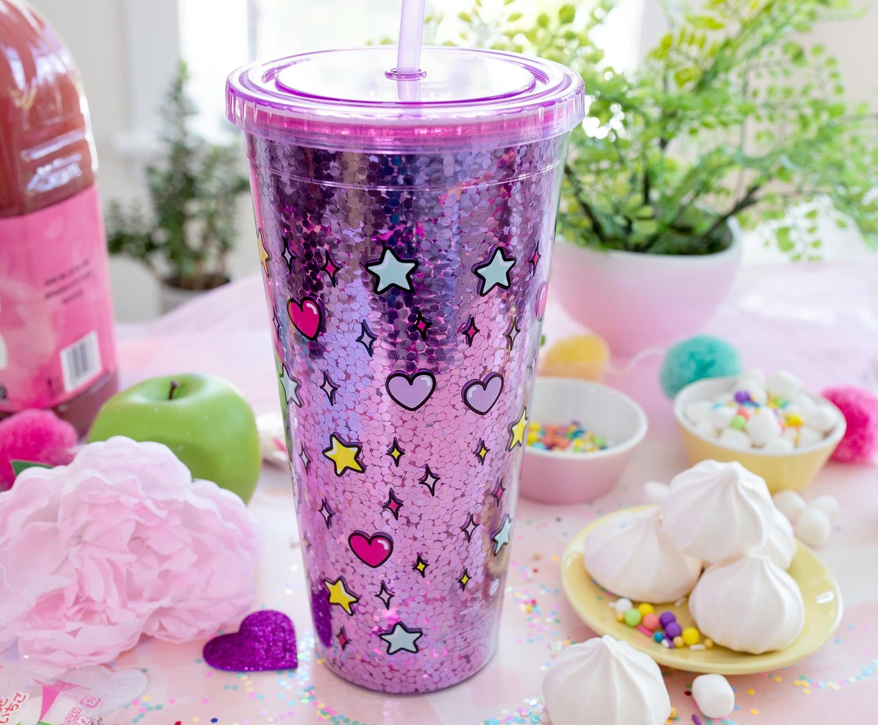 Hello Kitty Rainbow 32oz Confetti Cold Cup | Free Shipping