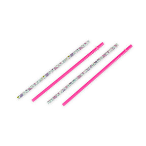 Sanrio Hello Kitty Kawaii Treats Reusable Plastic Straws | Set of 4