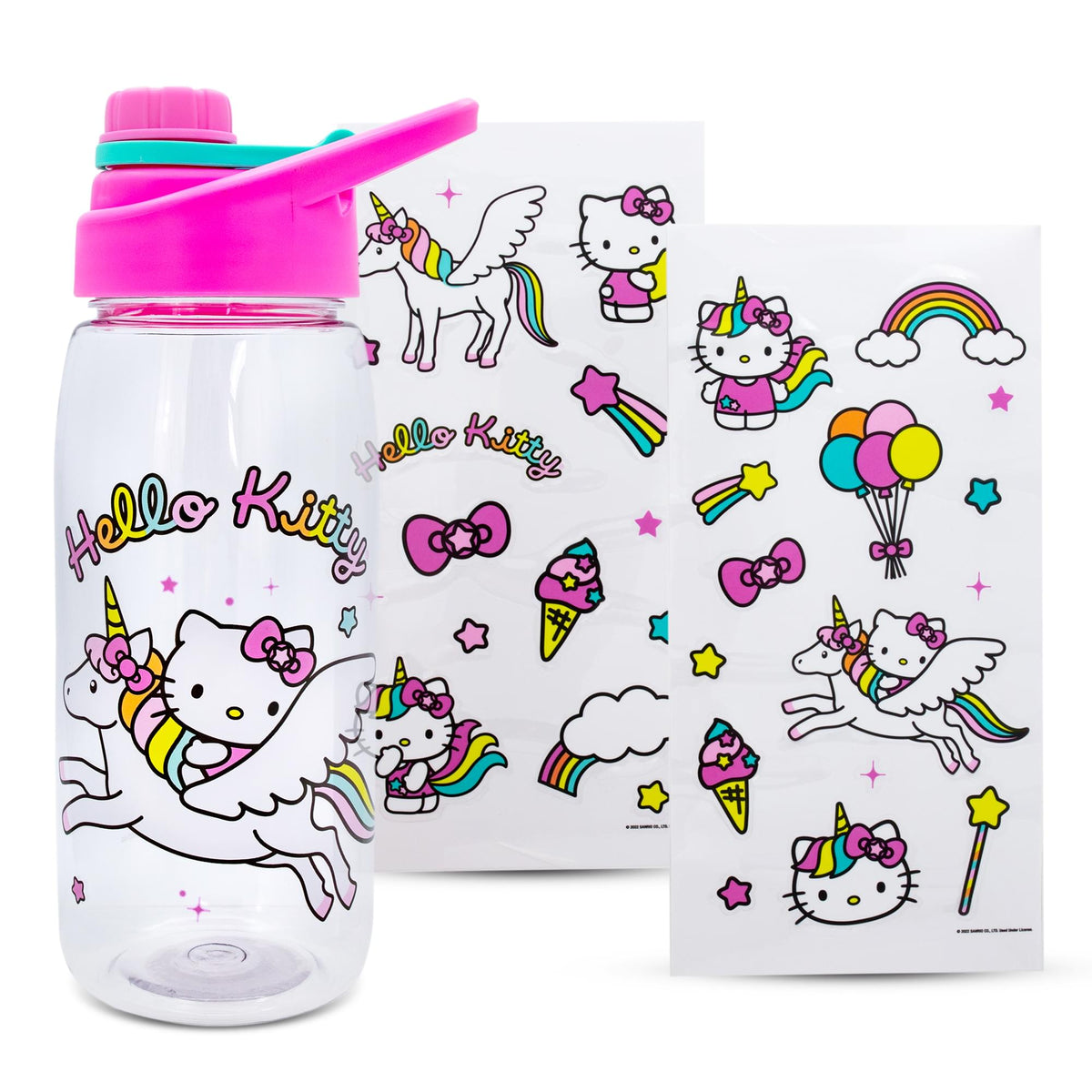 White Kawaii Water Bottles – KITTYDOTT