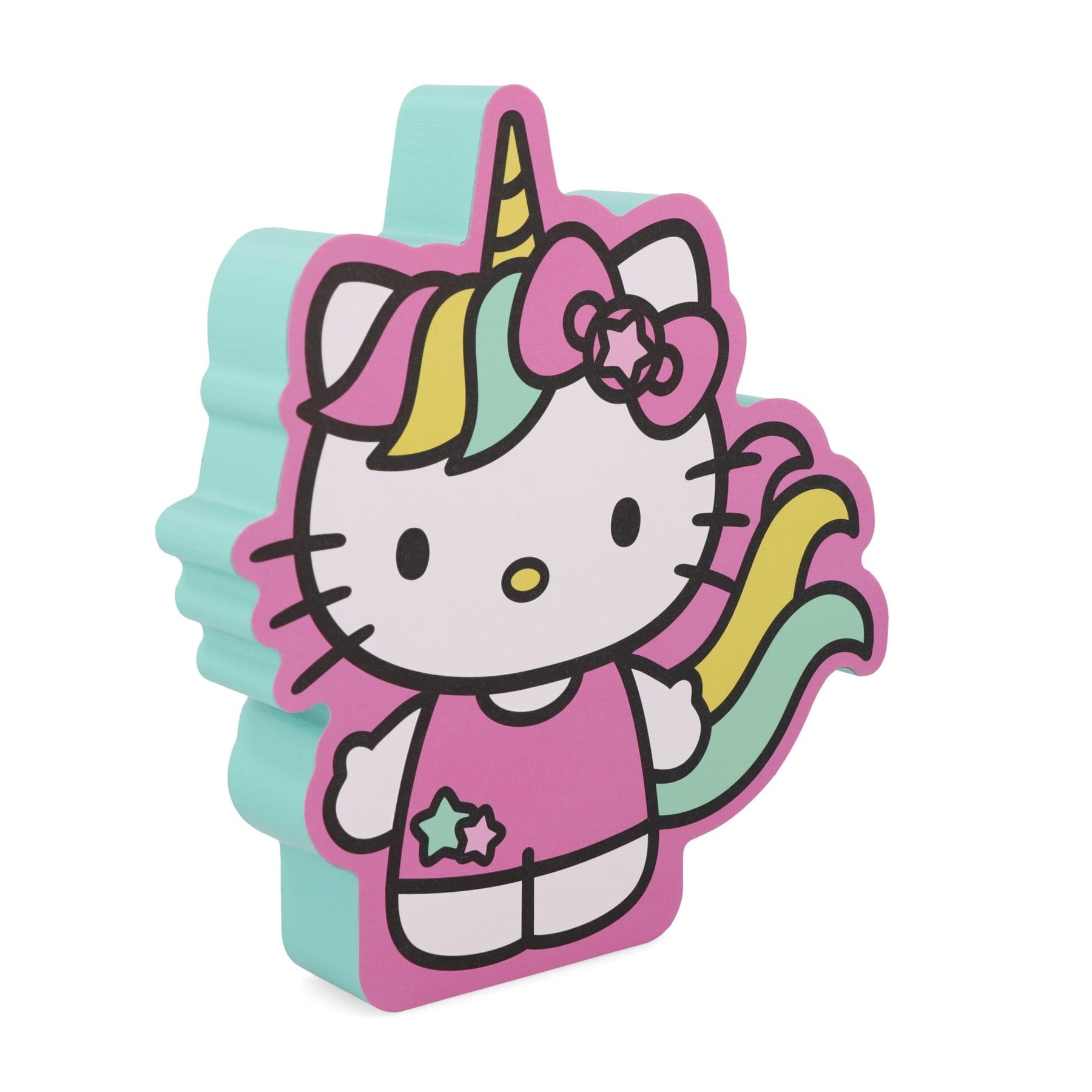 Sanrio Hello Kitty Unicorn Die-Cut Wooden Wall Art Sign