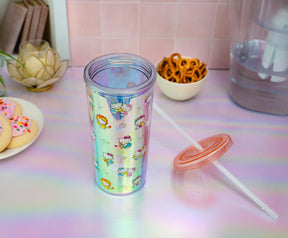 Sanrio Hello Kitty Zodiac Carnival Cup With Lid and Straw | Holds 20 Ounces