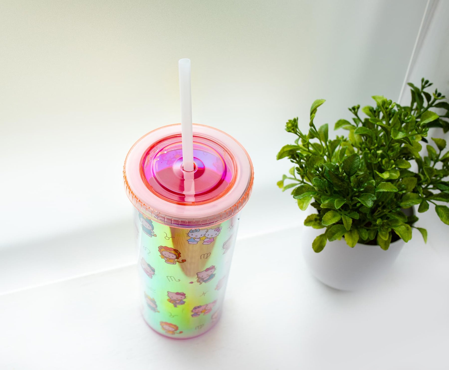 Sanrio Hello Kitty Zodiac Carnival Cup With Lid and Straw | Holds 20 Ounces