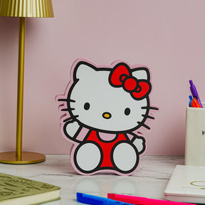 Sanrio Hello Kitty Waving Die-Cut Wooden Wall Art Sign