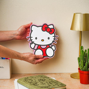 Sanrio Hello Kitty Waving Die-Cut Wooden Wall Art Sign