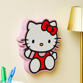 Sanrio Hello Kitty Waving Die-Cut Wooden Wall Art Sign