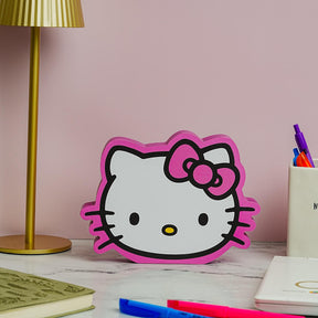 Sanrio Hello Kitty Glitter Bow Die-Cut Wooden Wall Art Sign