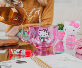 Sanrio Hello Kitty Pink Glass Mug | Holds 16 Ounces