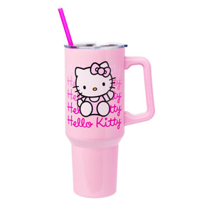 Sanrio Hello Kitty Pink Stainless Steel Tumbler | Holds 40 Ounces