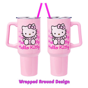 Sanrio Hello Kitty Pink Stainless Steel Tumbler | Holds 40 Ounces