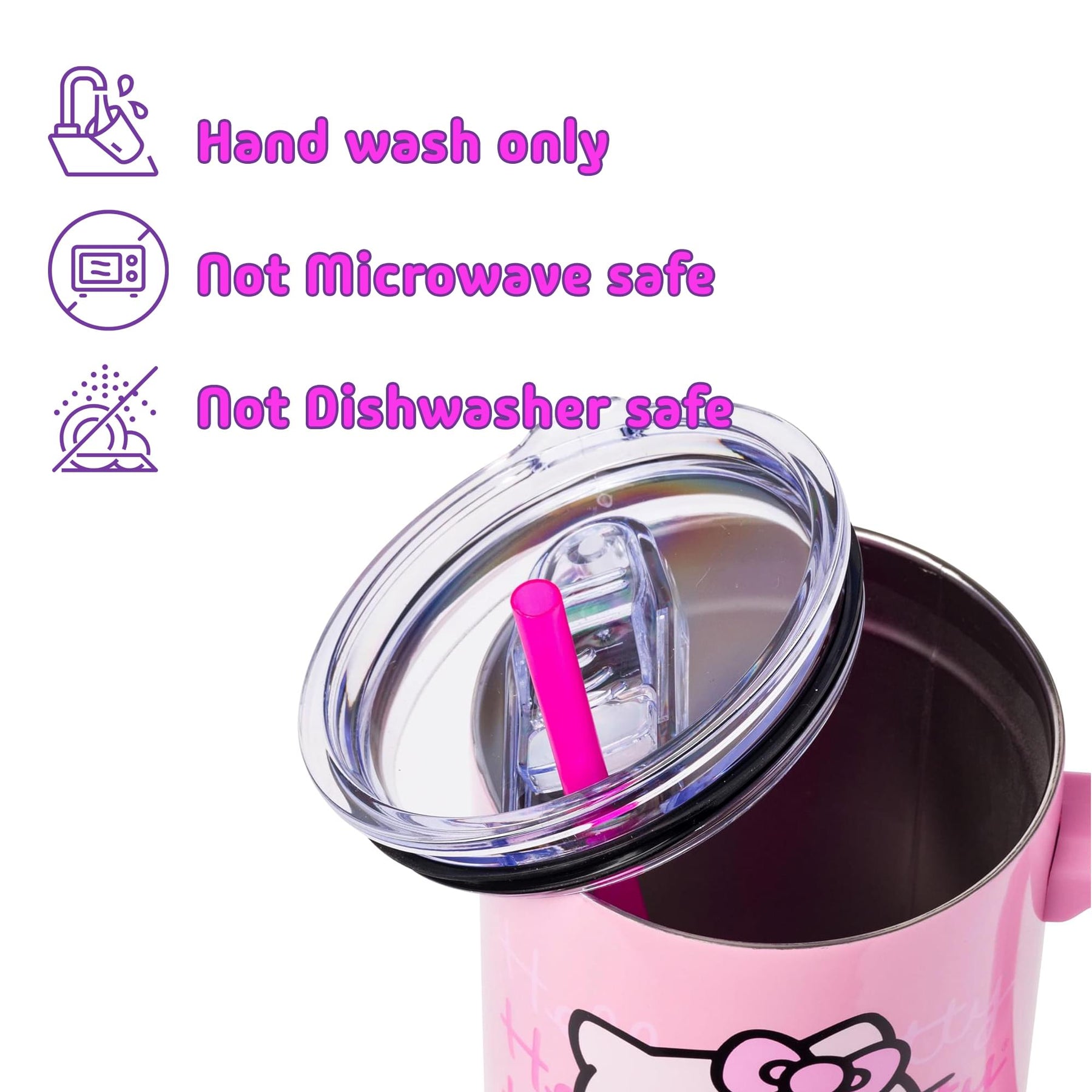 Sanrio Hello Kitty Pink Stainless Steel Tumbler | Holds 40 Ounces