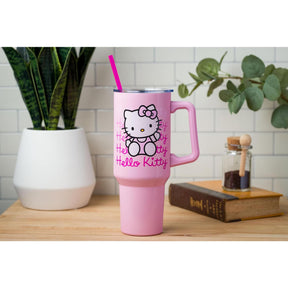 Sanrio Hello Kitty Pink Stainless Steel Tumbler | Holds 40 Ounces