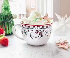 Sanrio Hello Kitty Holiday Ceramic Soup Mug | Holds 24 Ounces