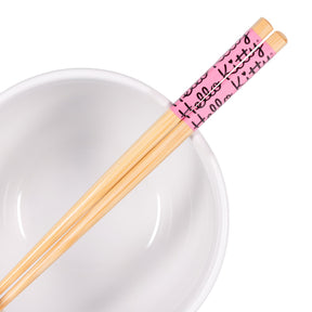 Sanrio Hello Kitty Winking 20-Ounce Ceramic Ramen Bowl With Chopsticks