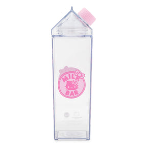 Sanrio Hello Kitty Strawberry Plastic Milk Carton Bottle | Holds 16 Ounces