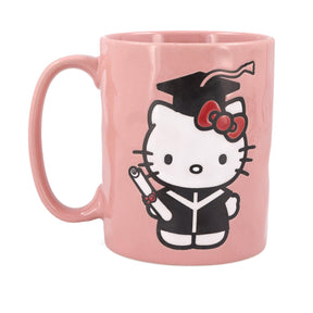 Sanrio Hello Kitty Graduation Ceramic Pottery Mug | Holds 17 Ounces