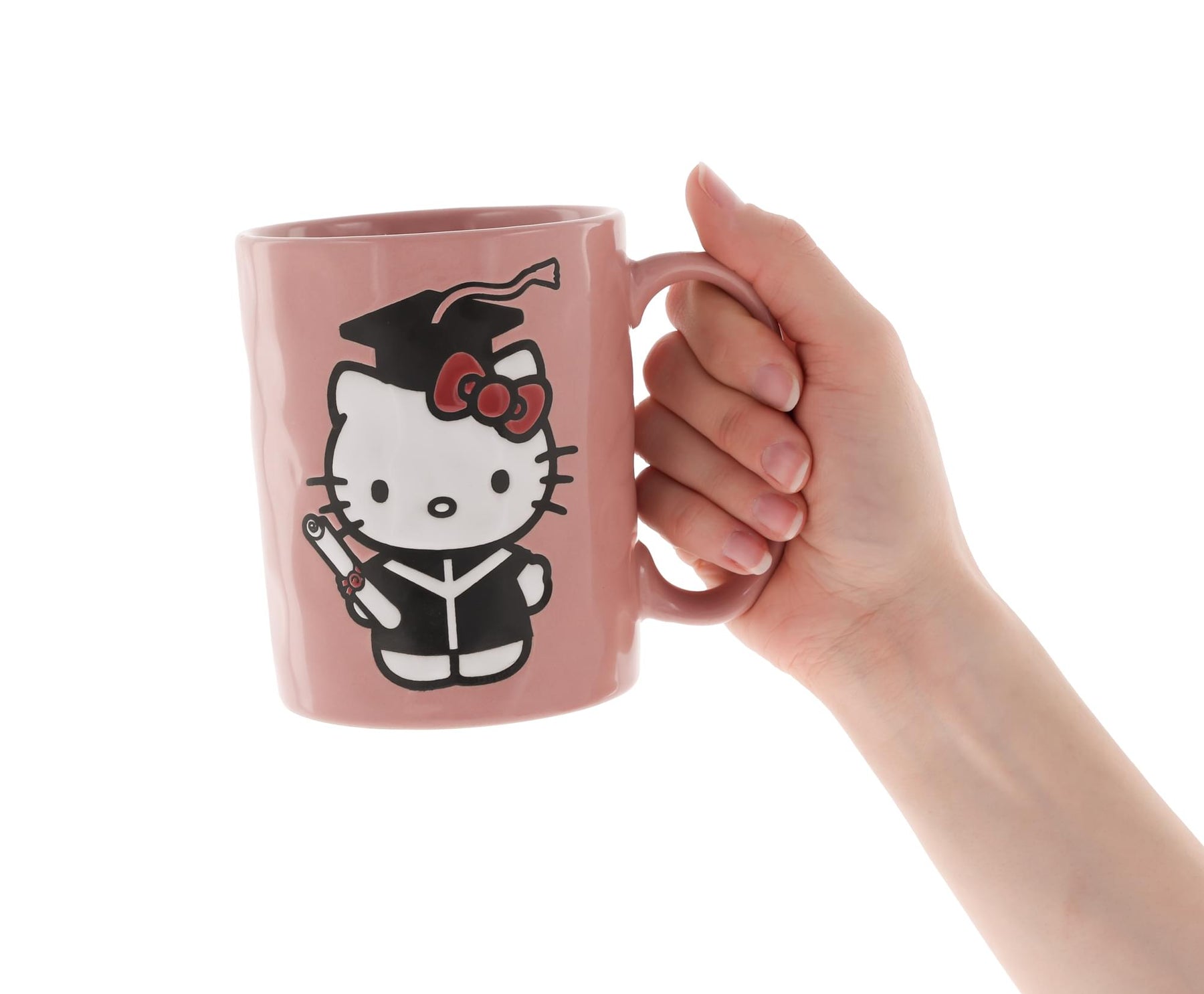 Sanrio Hello Kitty Graduation Ceramic Pottery Mug | Holds 17 Ounces