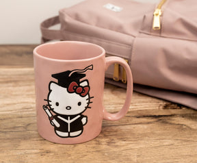 Sanrio Hello Kitty Graduation Ceramic Pottery Mug | Holds 17 Ounces