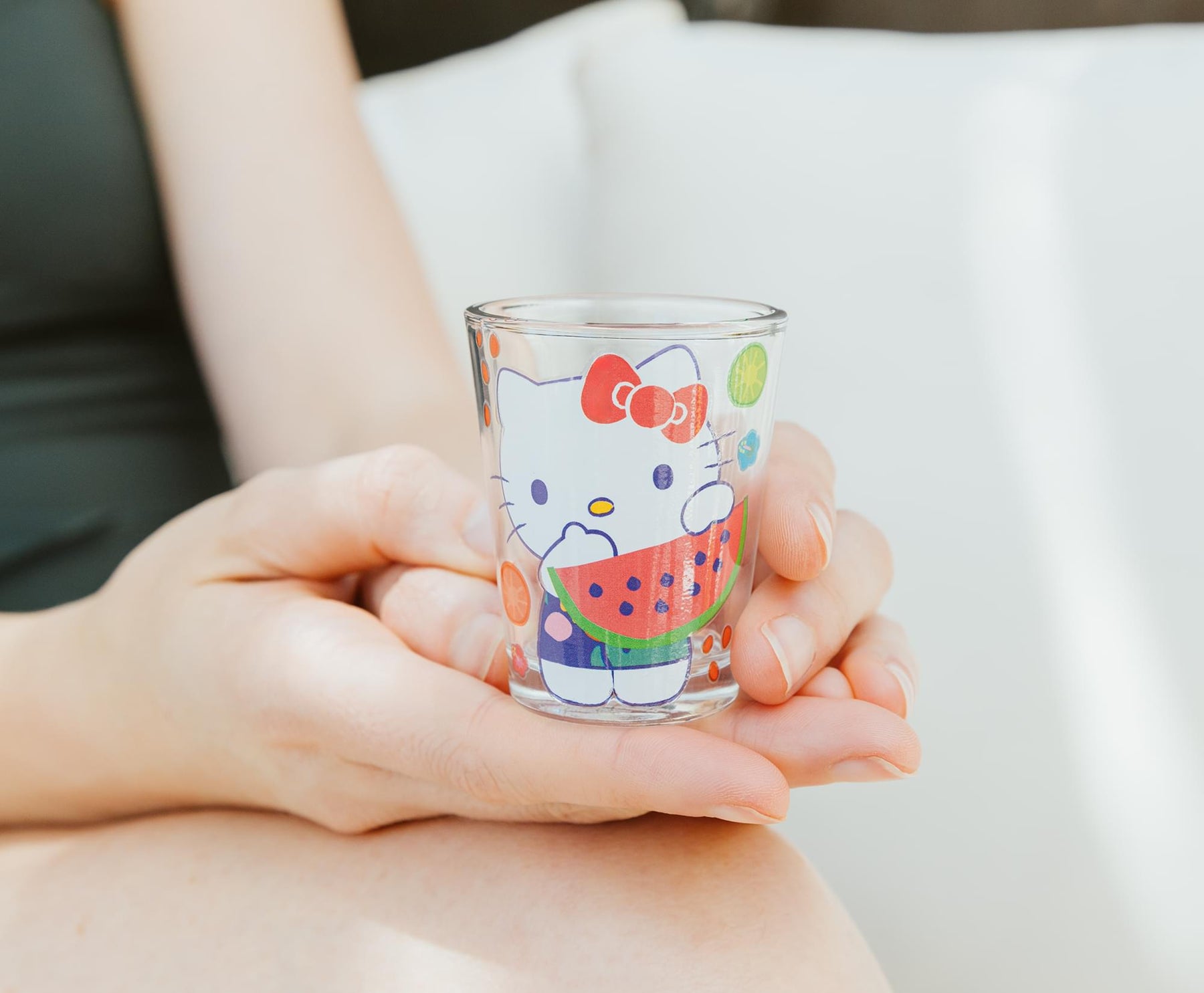 Sanrio Hello Kitty Summer Love 2-Ounce Mini Shot Glasses | Set of 6