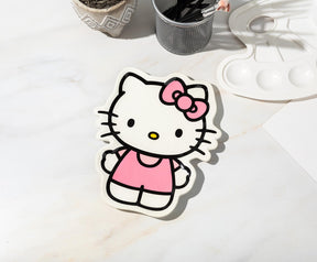 Sanrio Hello Kitty Pink Outfit Sculpted Ceramic Trinket Tray Dish