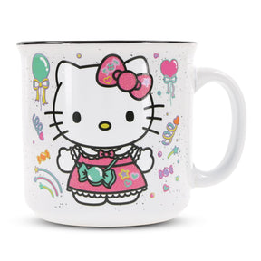 Sanrio Hello Kitty "Happy Birthday" Ceramic Camper Mug | Holds 20 Ounces