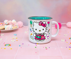 Sanrio Hello Kitty "Happy Birthday" Ceramic Camper Mug | Holds 20 Ounces