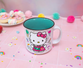 Sanrio Hello Kitty "Happy Birthday" Ceramic Camper Mug | Holds 20 Ounces