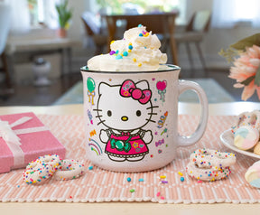 Sanrio Hello Kitty "Happy Birthday" Ceramic Camper Mug | Holds 20 Ounces