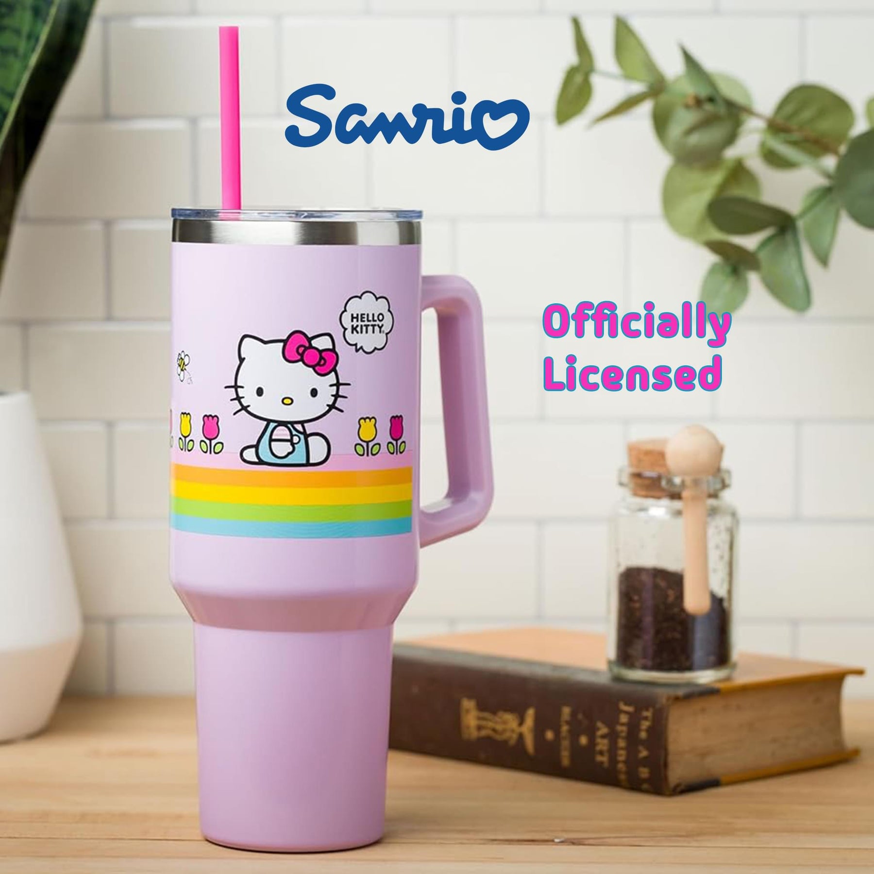 Sanrio Hello Kitty Sunny Day Stainless Steel Tumbler | Holds 40 Ounces