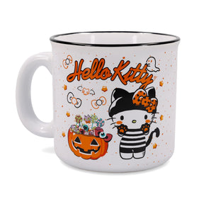 Sanrio Hello Kitty Halloween Trick-Or-Treat Ceramic Camper Mug | Holds 20 Ounces