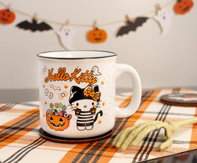 Sanrio Hello Kitty Halloween Trick-Or-Treat Ceramic Camper Mug | Holds 20 Ounces